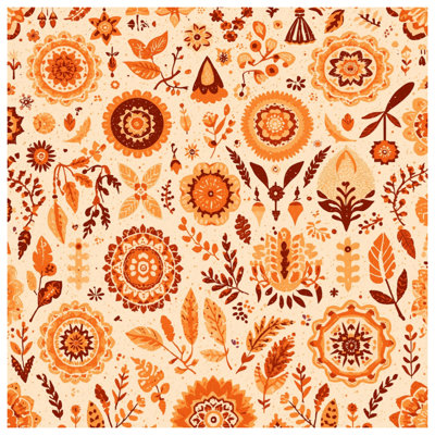 Édredon à motifs floraux complexes