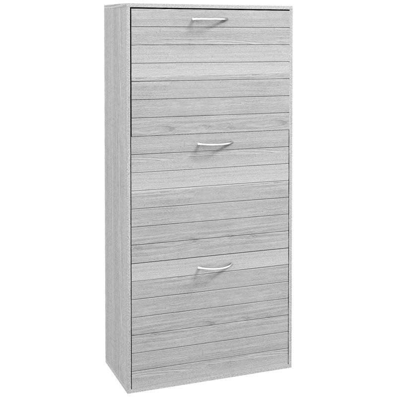12 Pair Flip Down Shoe Storage