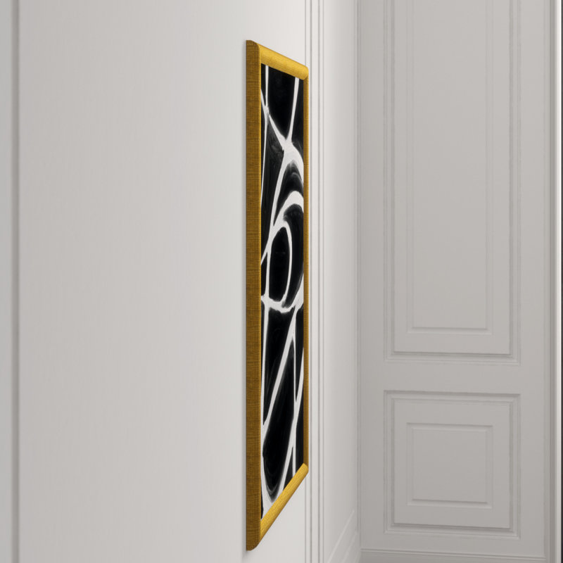 Delineated View 2' Framed Print on Canvas