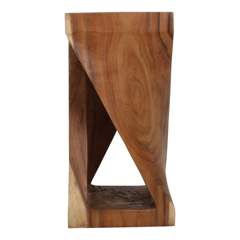 Cinderford Solid Wood End Table, Brown
