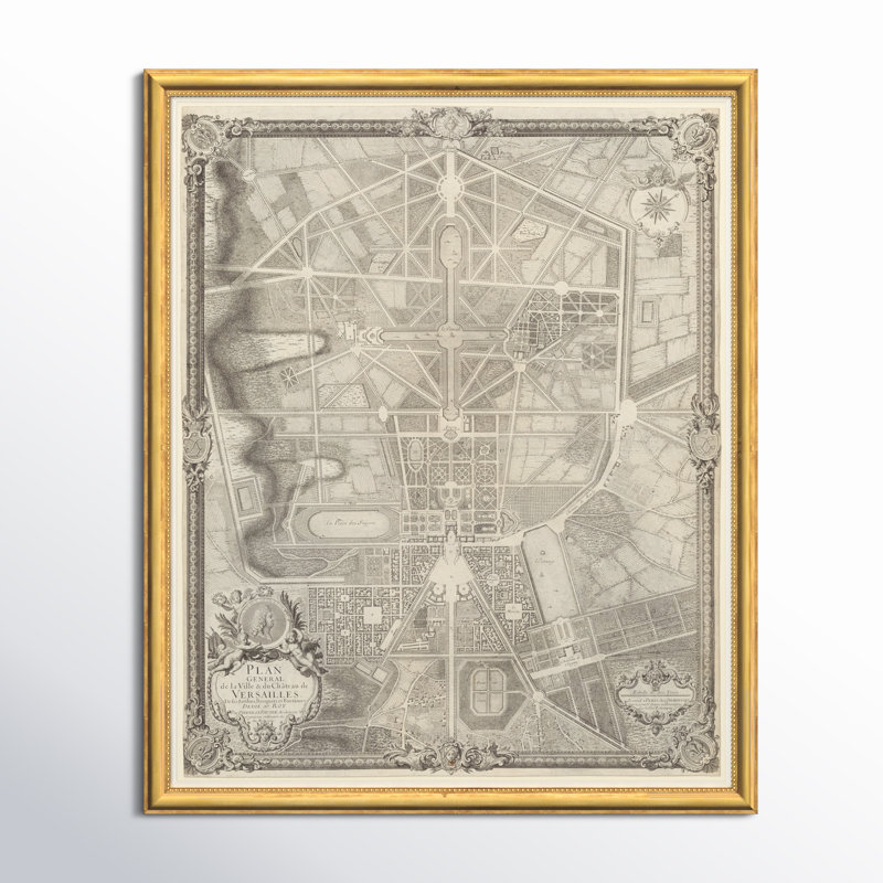 Plans Of Versailles Giclee Print