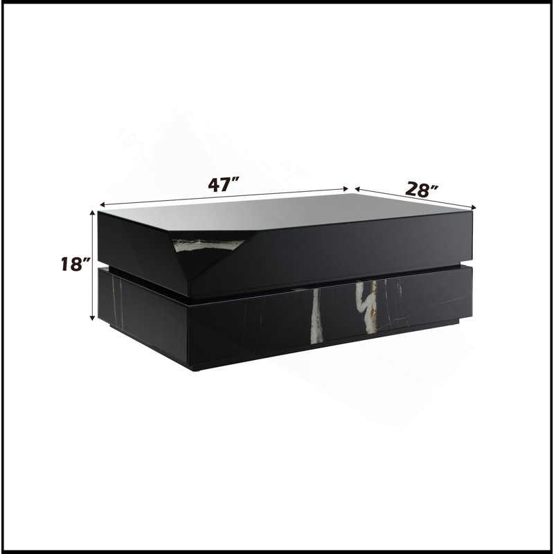 Table basse élégante et durable avec élégance moderne et fonctionnalité polyvalente