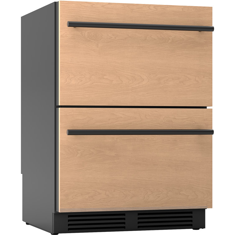 Zephyr Presrv 24" Built-In Dual Zone Panel Ready Refrigerator Drawers