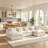 130.71" Width Cloud Couch Oversized Modular Sectional Sofa True Relax Comfy Couches Wide&Deep Seat Sofas For Living Room Furniture Sets-1236196219