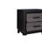 SOLUTO GREY AND BLACK NIGHTSTAND