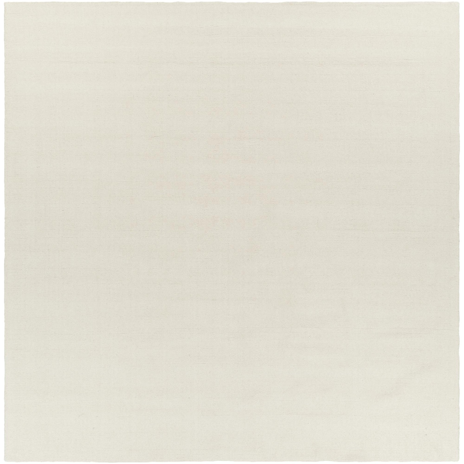 Crowe Light Beige Hand-Loomed Wool Rug, Square 9'9"