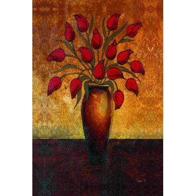 " Red Simplicity 1 " Painting Print