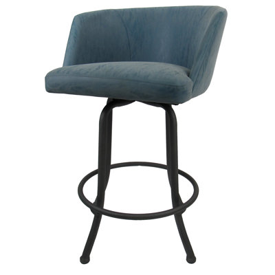Eaton Morena Swivel Counter Metal Bar Stool Joey - Basin