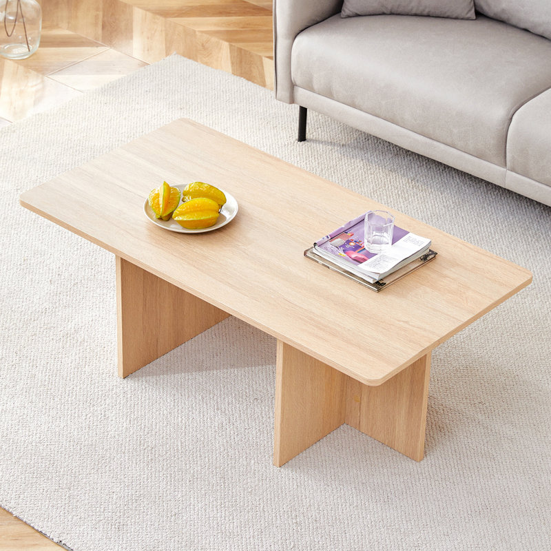 Table basse Minimalist, Bois naturel