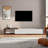 Modern Brown Retractable TV Stand