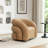 Coyle Artificial Leather Swivel Barrel Chair-1610020304