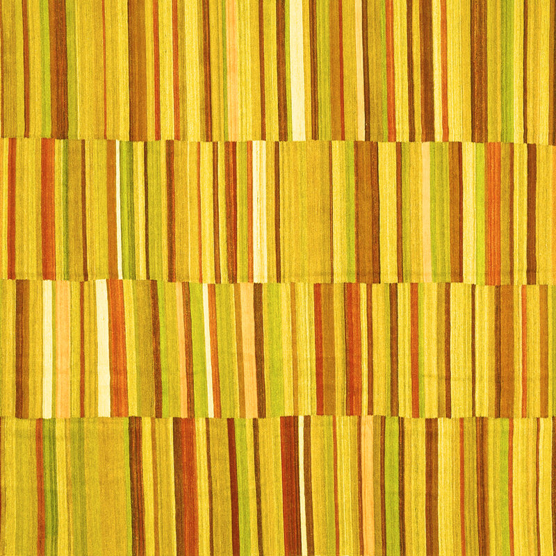 Henriha Performance Striped Indoor Rug, Square 3'