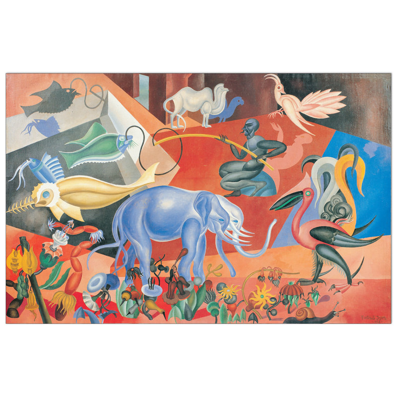 Depero - No Frame Print on Wood