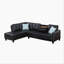Canapé modulaire en similicuir 2 pièces Irine