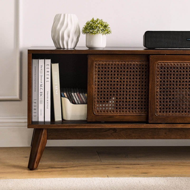 Meuble télé 59 po Mid Century Modern