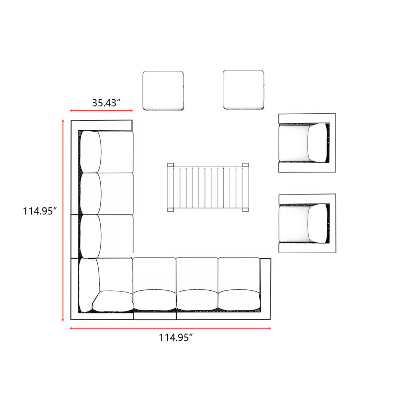 Sumrall 10-piece Seating Set