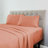 3-Piece Bed Sheet Set | Dark Denim | Cotton Rich Twin Bed Sheet Set | Anti-Microbial-126707478-126537529