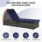 Outdoor Chaise Lounge Chair - 2, Patio Pool Chairs With Adjustable Back & Storage, Galvanized Steel, Hd , Relaxing Cushion Pad-1349916317