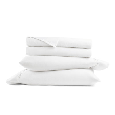 Rience Cozy Cotton Flannel Sheet Set - Solid