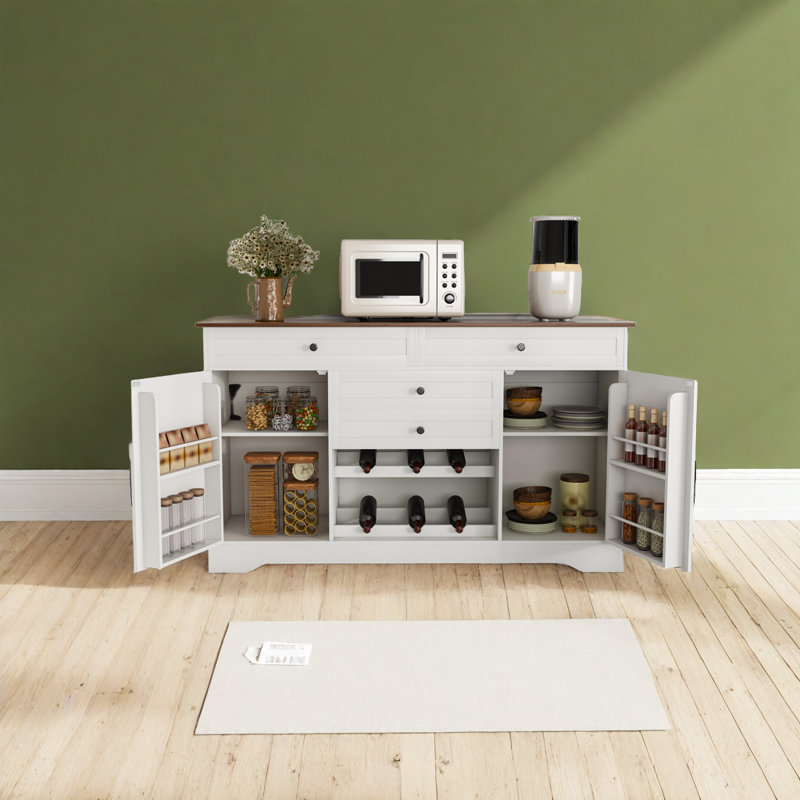 Îlot de cuisine de 54 po - Solution de rangement multifonctionnelle