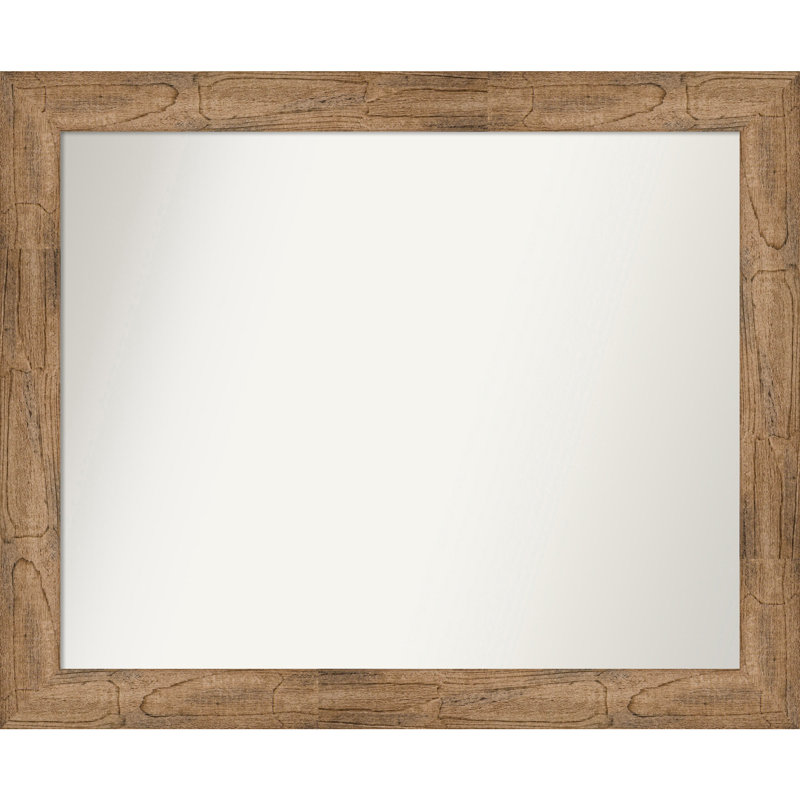 Timmy Solid Wood Wall Mirror, 32.5" x 39.5", Rectangle