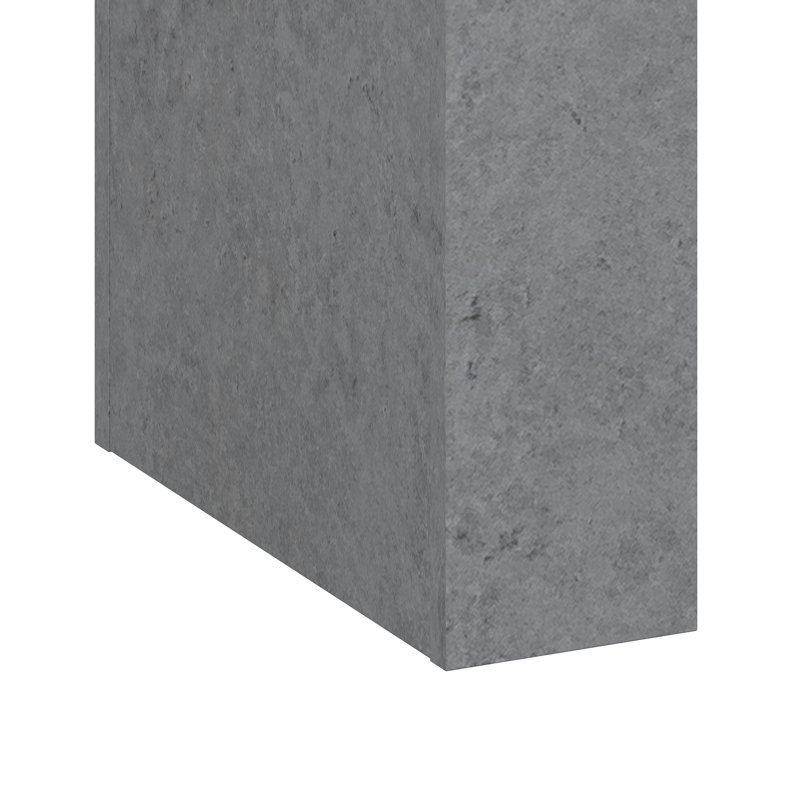 Caomhan 46.9“ Console Table, Gris béton frais