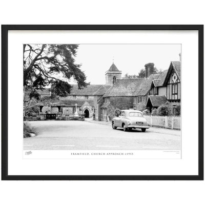 Framfield, Church Approach C1955 by Francis Frith - Single Picture Frame Print