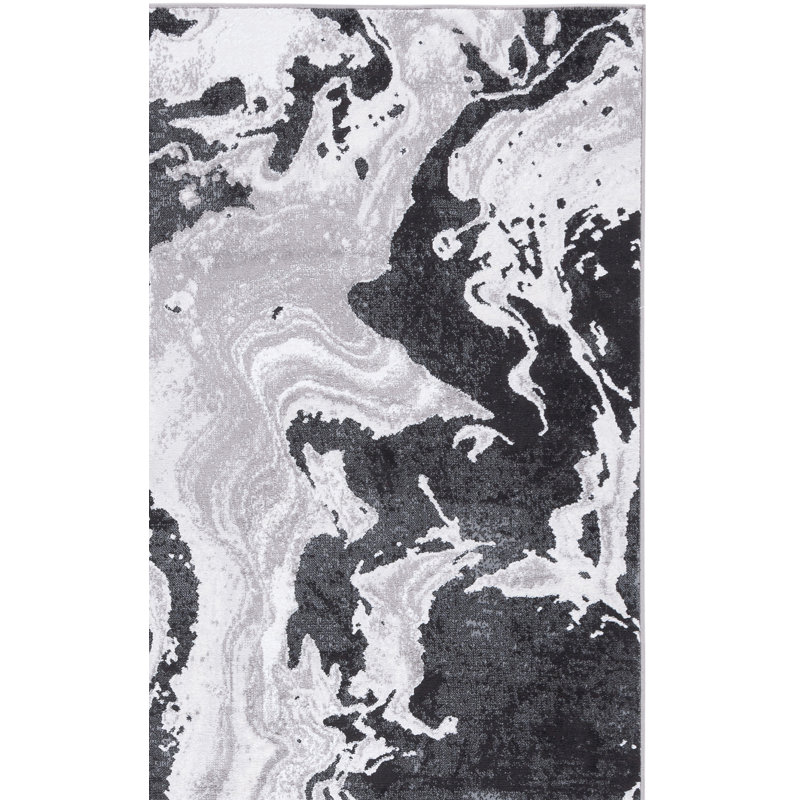 Amelia Performance Abstract Rug, Runner 2' x 8'