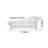 Simple curved stripe design chaise longue