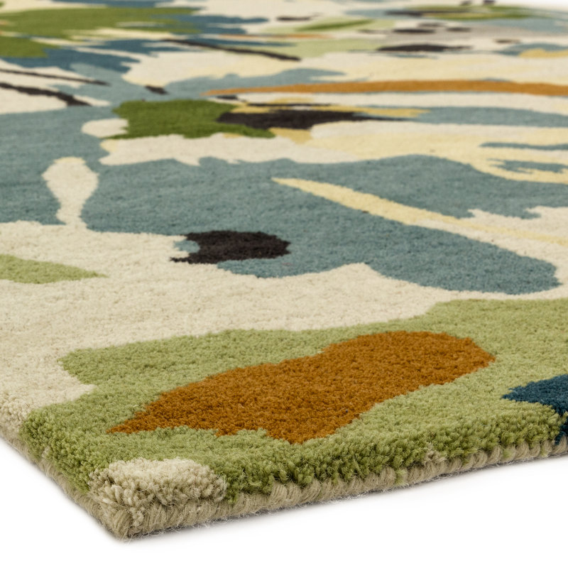 Jessamine Floral Wool Hand Tufted Area Rug, Rectangle 120 x 170cm