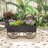 Metal Wheelbarrow Planter, Flower Cart Wagon Planter Box, Garden Planter With Wheels-737142838