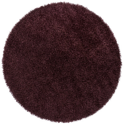 Tapis à poils longs en polyester à motif abstrait tissé à la main Heston