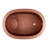 Raksha 48" Copper Japanese Soaking Tub with Foam Insulation - Less Drain