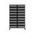 Metal Privacy Screen With Block Pattern