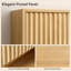 Armoire de salle de bain cannelée, armoire de rangement coulissante pour porte de grange - tablette de rangement réglable pour la salle de bain et la cuisine-119687925-119687927