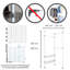 Mehara 164cm - 215cm Closet System