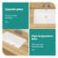 Lavabo de salle de bain rectangulaire encastré en céramique blanc 21 "x 13" avec trop-plein (n'inclut que le lavabo de salle de bain)
