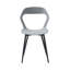 Modern Dining Chairs - Plastic Chairs - Openwork - Metal Legs-1027795552