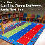 Tapis arc-en-ciel KidCarpet ABC avec 24 sièges, 7 pi 6 po x 12 pi-153328977