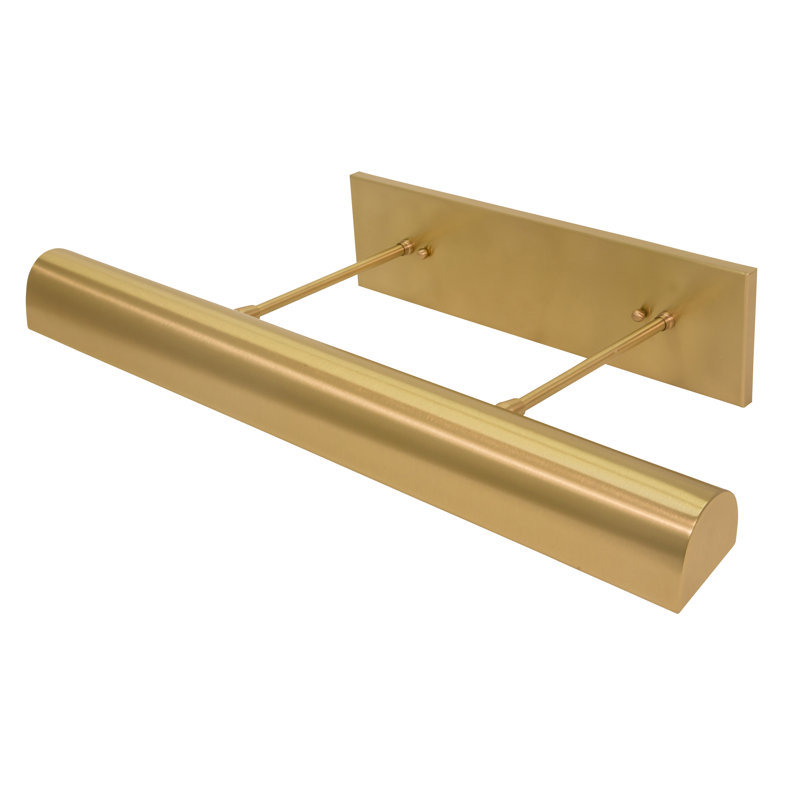 Applique murale 1 lumière Classic, Laiton satiné, H 4,5 po x l 24 po