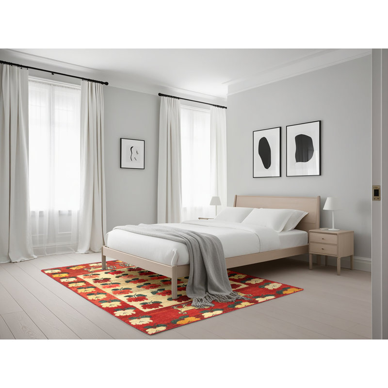 Ilir Floral Indoor Rug, Rectangle 5' x 7'