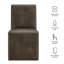 Chaise d'appoint en cuir Emory-117628605