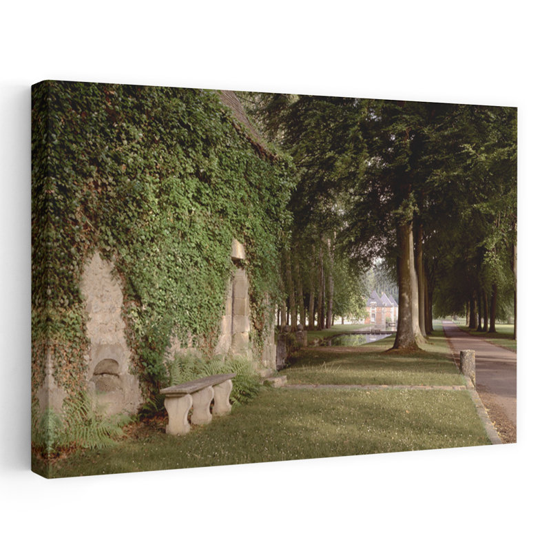 Banc de jardin # 12 - Bancs de photographie, Europe, France, H 16 po x l 24 po
