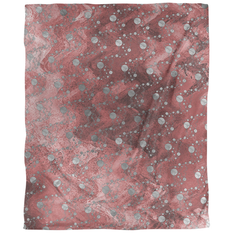 Housse de couette Katelyn Elizabeth, Polyester brossé, Housse de couette pour grand lit, Rouge