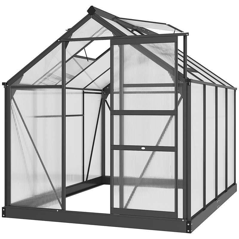 Arbe 6 Ft W x 8.5 Ft D Greenhouse