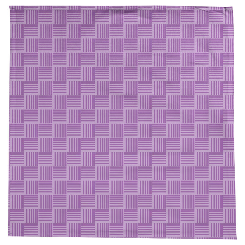 Rayures nattes classiques Nappe, Violet