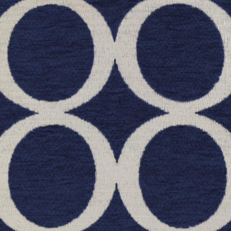 Broward Oh Cushion Cover, 45 x 45cm, Navy, Cushion Cover Only - No Insert