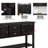 48'' Solid Wood Sideboard Console Table with 2 Drawers and Cabinets and Bottom Shelf, Retro Style Storage Dining Buffet Server Cabinet for Living Room Kitchen Dining Room-649428767