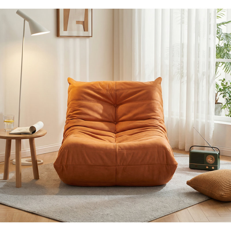 High Density Memory Foam Bean Bag Chair - Large Boneless Couch Small Sofa for Adults, Ideal Furniture for Living Room Bedroom