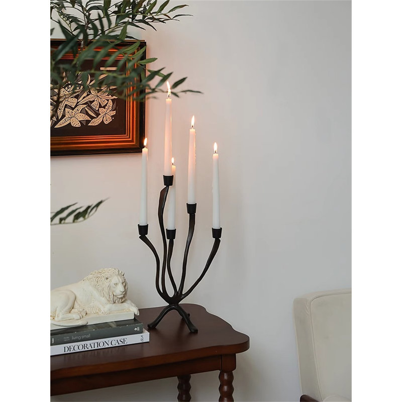 15.75'' H Metal Tabletop Candlestick